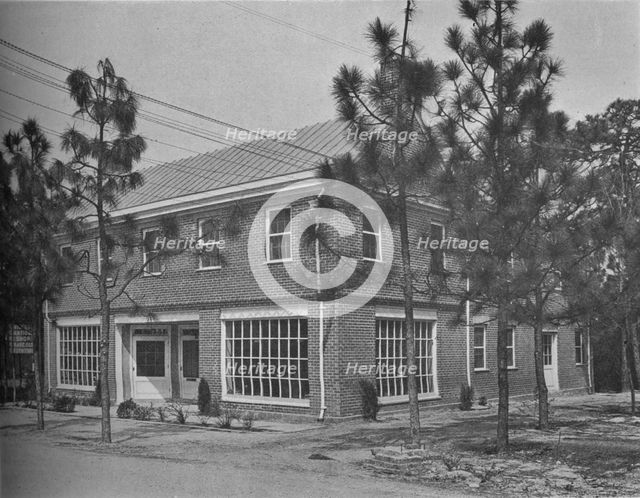 Shop building at Pinehurst, North Carolina, 1925. Artist: Unknown.