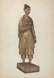 Shop Figure, c. 1937. Creator: Frank Gray