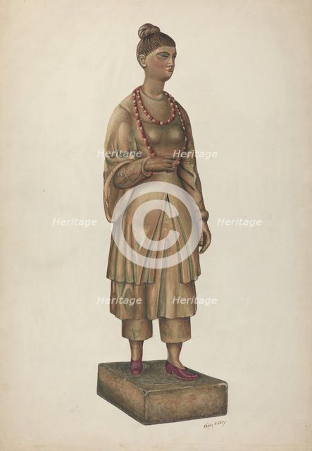 Shop Figure, c. 1937. Creator: Frank Gray.