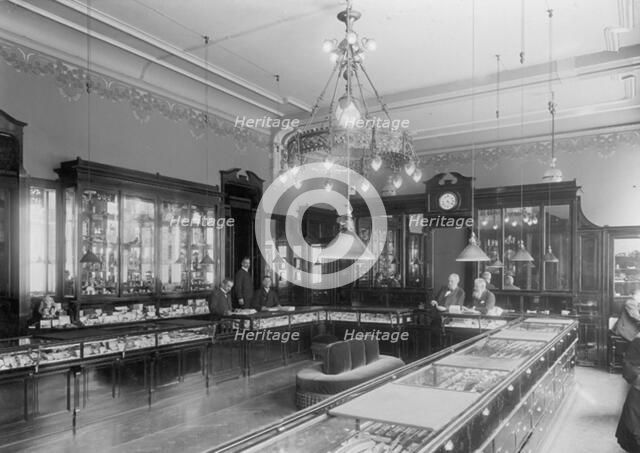 Shop in the House of Fabergé, St Petersburg, Russia, 1910. Artist: Unknown