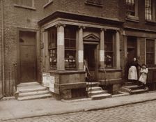 Shop, Macclesfield Street, Soho, c1883. Creator: Henry Dixon & Son