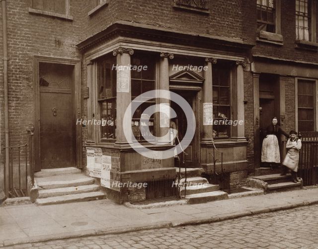 Shop, Macclesfield Street, Soho, c1883. Creator: Henry Dixon & Son.
