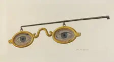 Shop Sign Spectacles, 1935/1942. Creator: John H. Tercuzzi