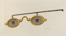 Shop Sign Spectacles, 1935/1942. Creator: John H. Tercuzzi