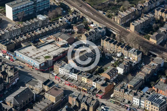 Shops along the Walworth Road, Walworth Heritage Action Zone, Walworth, London, 2018. Creator: Historic England Staff Photographer.