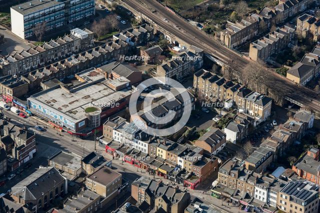 Shops along the Walworth Road, Walworth Heritage Action Zone, Walworth, London, 2018. Creator: Historic England Staff Photographer.