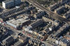 Shops along the Walworth Road, Walworth Heritage Action Zone, Walworth, London, 2018. Creator: Historic England Staff Photographer