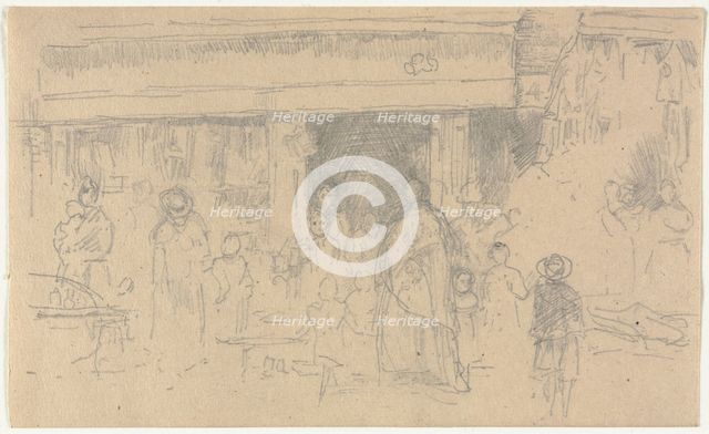 Shops at Chester. Creator: James McNeill Whistler (American, 1834-1903).