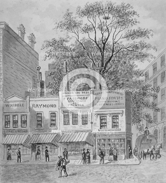 Shops on Cheapside, City of London, 1870. Artist: Anon