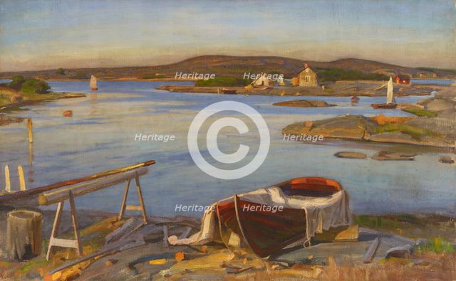 Shore Landscape, 1908. Creator: Victor Westerholm.
