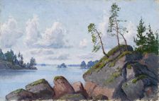 Shore Landscape, c1880-1910. Creator: Ellen Favorin