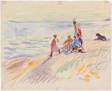 Shore Landscape, c1910. Creator: Magnus Enckell