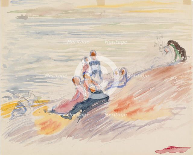 Shore Landscape, c1910. Creator: Magnus Enckell.