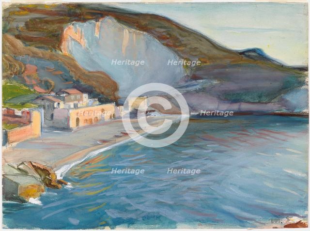 Shore Landscape from the Naples Region, 1905. Creator: Magnus Enckell.