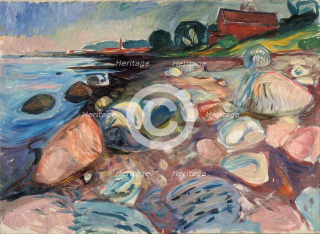 Shore with Red House.