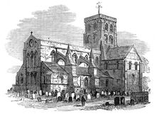 Shoreham Church, Sussex, 1872. Creator: Unknown