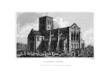 Shoreham Church, West Sussex, 1829.Artist: J Rogers