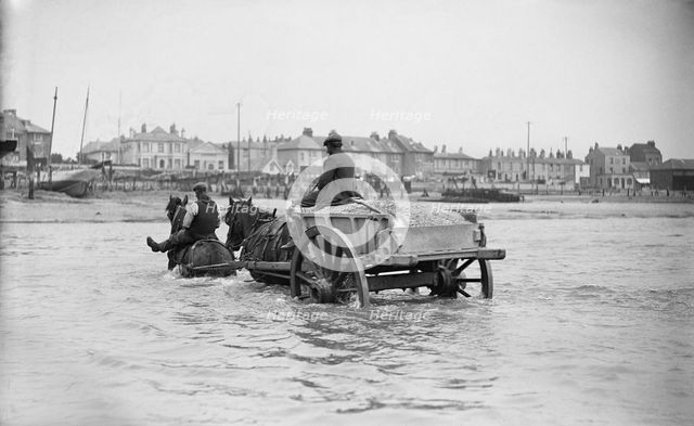 Shoreham harbour, Shoreham-by-Sea, West Sussex, 1905-1925. Artist: Edward John Bedford.
