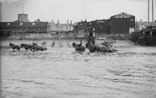 Shoreham harbour, Shoreham-by-Sea, West Sussex, 1905-1925. Artist: Edward John Bedford