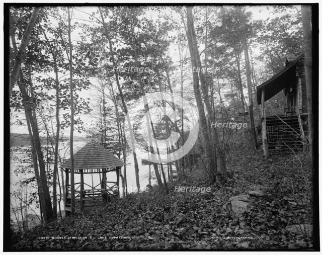 Shores of Raccoon Is., Lake Hopatcong, N.J., between 1890 and 1901. Creator: Unknown.