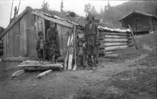 Shoria Family by their Yurt, Ulus Kumys, 1913. Creator: GI Ivanov