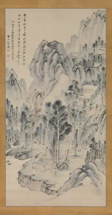 Shorinji Temple, 1817. Creator: Okada Beisanjin
