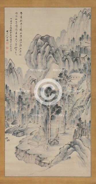 Shorinji Temple, 1817. Creator: Okada Beisanjin.