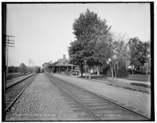Short Hills Station, D.L. & W. Ry., between 1890 and 1901. Creator: Unknown