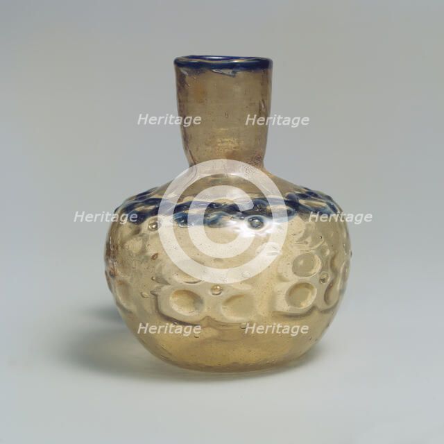 Short-necked bottle, Iran, 12th-13th century. Creator: Unknown.