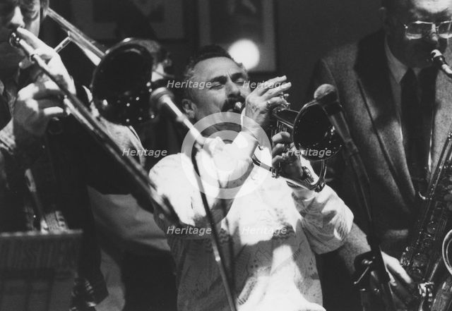 Shorty Rogers, Bill Watrous and Bob Cooper, Ronnie Scott's, c1982. Creator: Brian Foskett.