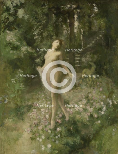 Shower of Roses, c1890s. Creator: Jan Stobbaerts.