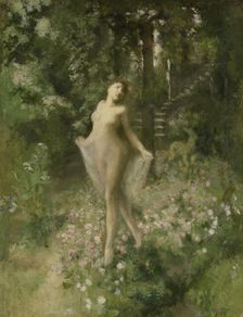 Shower of Roses, c1890s. Creator: Jan Stobbaerts