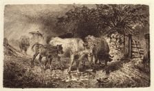 Showery Weather, c1860-1900. Creator: Peter Moran