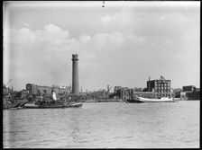 Shot Tower and Lead Works, Belvedere Road, Lambeth, Greater London Authority, 1936. Creator: Charles William Prickett