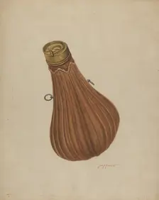 Shot Cannister, c. 1940. Creator: Sydney Roberts