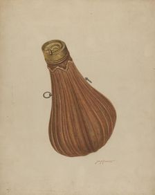 Shot Cannister, c. 1940. Creator: Sydney Roberts