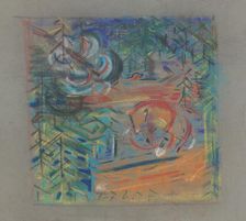 Shot fox, 1940-1943. Creator: Arnold Peter Weisz-Kubincan