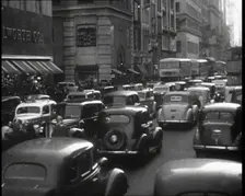 Shot of Congested Streets in New York City, 1932. Creator: British Pathe Ltd