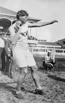 Shot putter, c1900s. Creator: Robert Augustus Henry L'Estrange