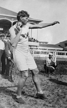 Shot putter, c1900s. Creator: Robert Augustus Henry L'Estrange