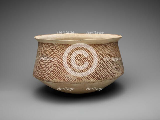 Shoulder Cauldron with Diagonal Basketry Pattern, A.D. 950/1150. Creator: Unknown.