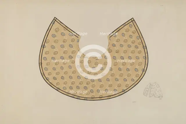 Shoulder Cape, c. 1937. Creator: Joseph L. Boyd.