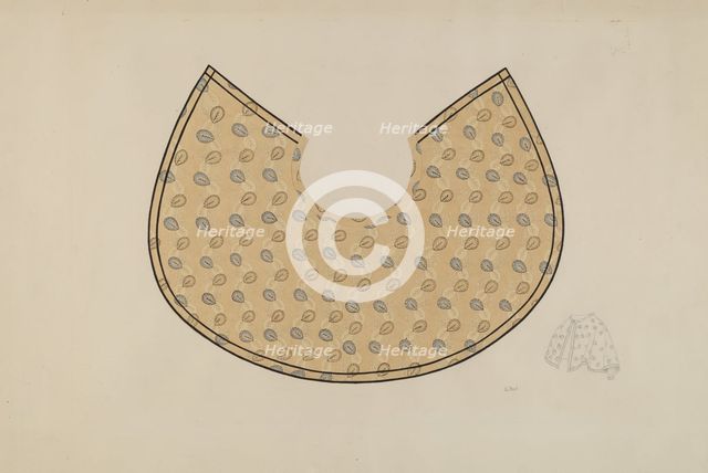 Shoulder Cape, c. 1937. Creator: Joseph L. Boyd.
