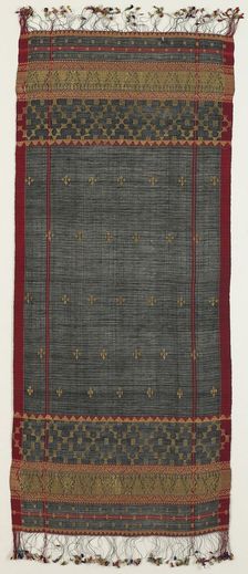 Shoulder or Head Cloth (selendang), Sumatra, 19th century. Creator: Unknown