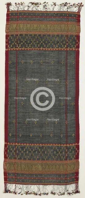 Shoulder or Head Cloth (selendang), Sumatra, 19th century. Creator: Unknown.
