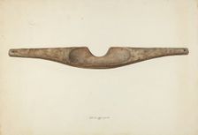 Shoulder Yoke, 1939. Creator: Albert Geuppert