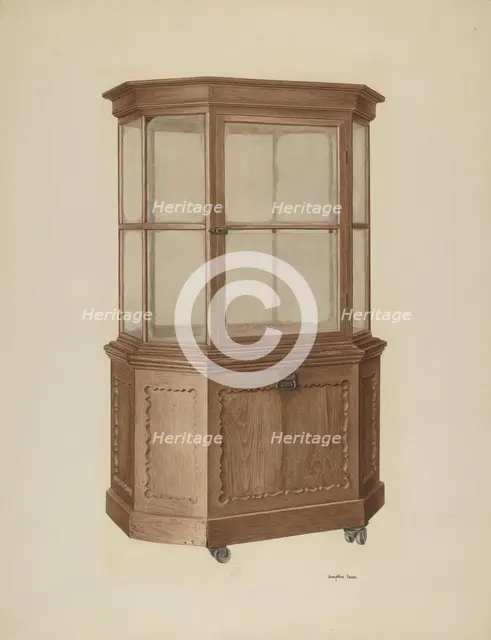 Show Case, c. 1941. Creator: Josephine Prado.