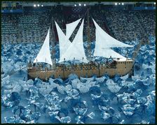 Show of the Fura dels Baus in the opening ceremony of the 1992 Olympic Games in Barcelona