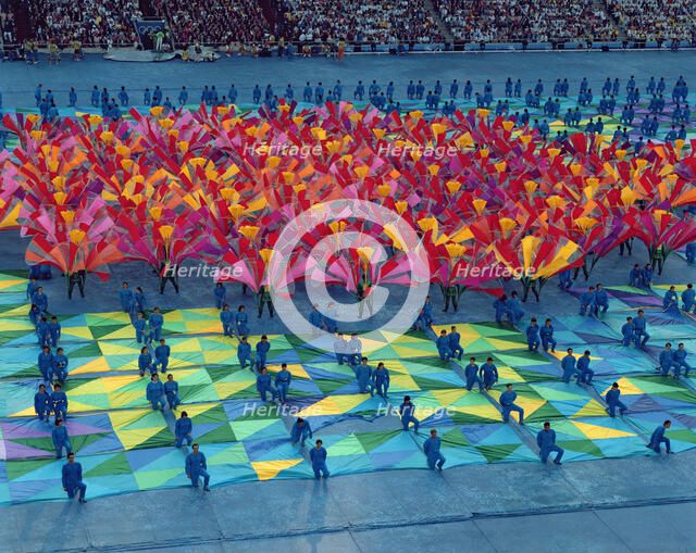 Show of the Fura dels Baus in the opening ceremony of the 1992 Olympic Games in Barcelona.