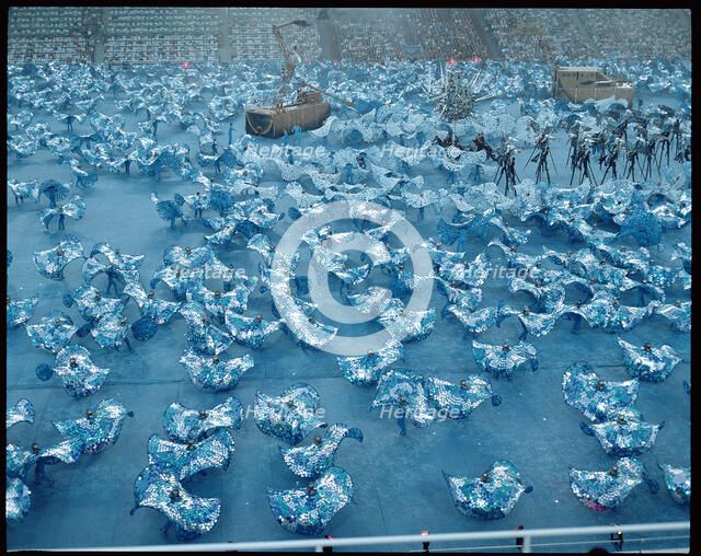 Show of the Fura dels Baus in the opening ceremony of the 1992 Olympic Games in Barcelona.
